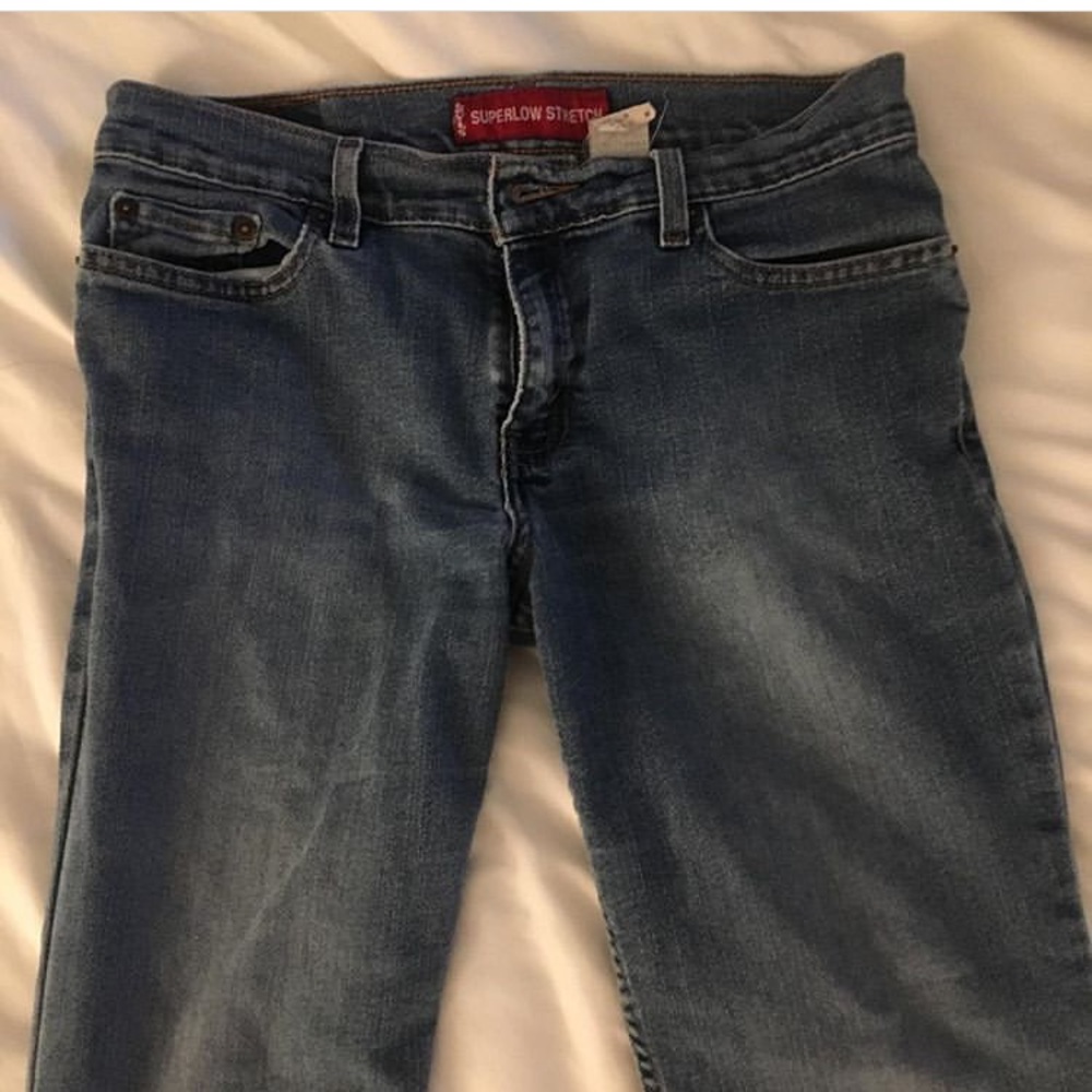 Levi soft stretch flare jeans